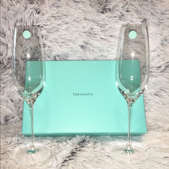 Tiffany & Co. Dining Tiffany Co Fluted Champagne Glasses Poshmark